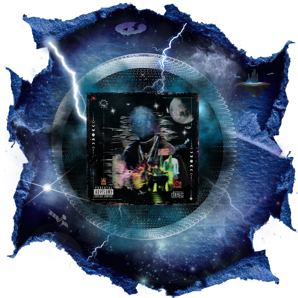 Midnight Drift Phonk Odyssey 2369 - WAV Premium Album | 14 Track | Aggressive 808s & Psytrance Fusion