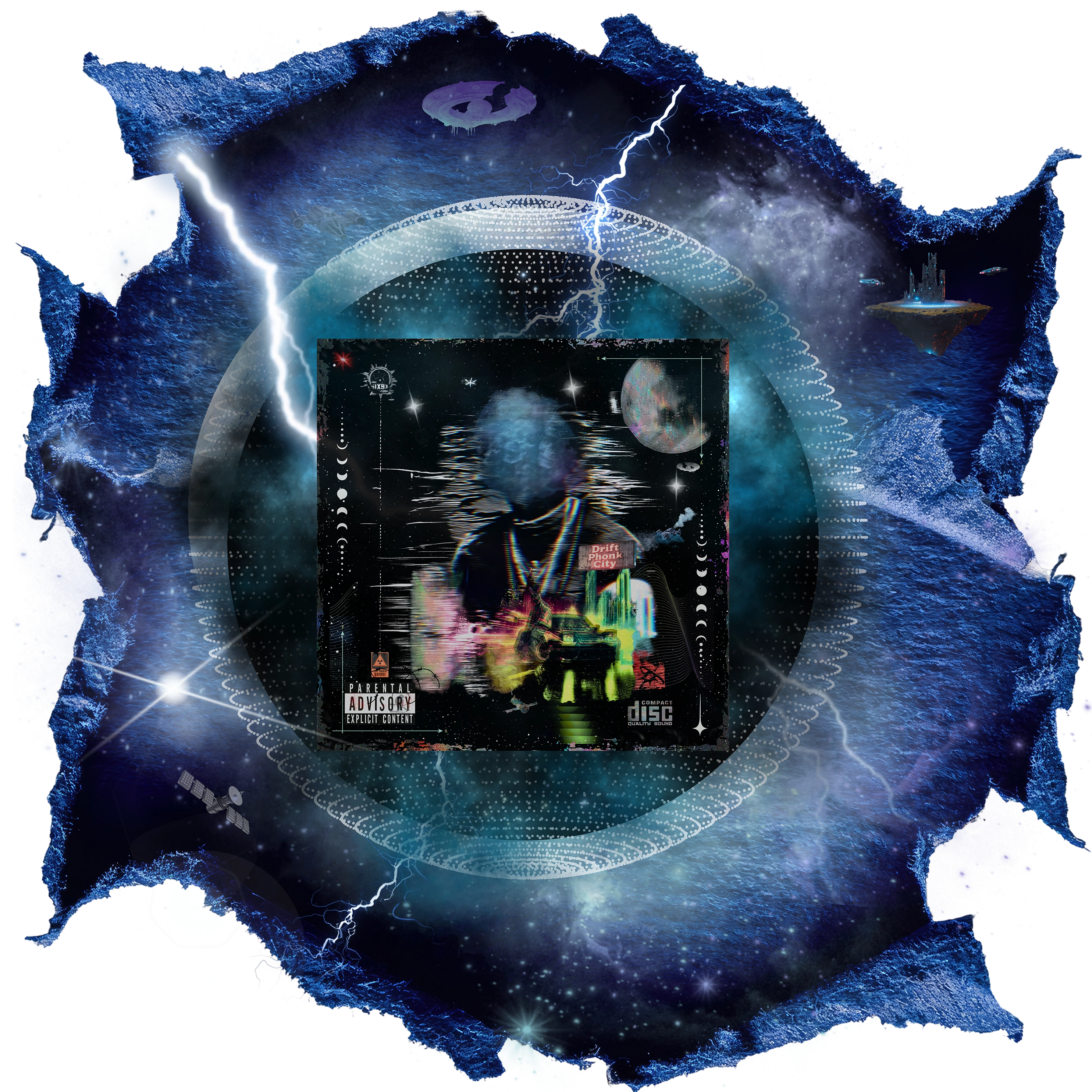 Midnight Drift Phonk Odyssey 2369 - WAV Premium Album | 14 Track | Aggressive 808s & Psytrance Fusion