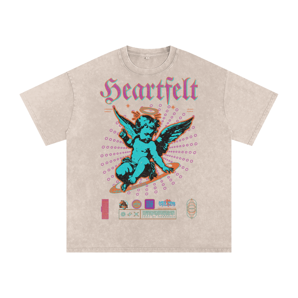 HEARTFELT - QR Music T-shirt - #101# Limited Edition