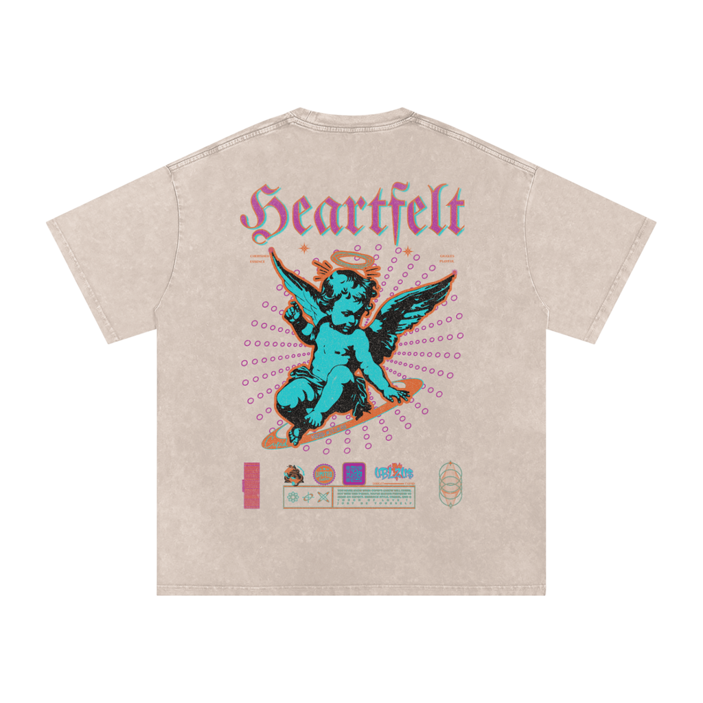 HEARTFELT - QR Music T-shirt - #101# Limited Edition