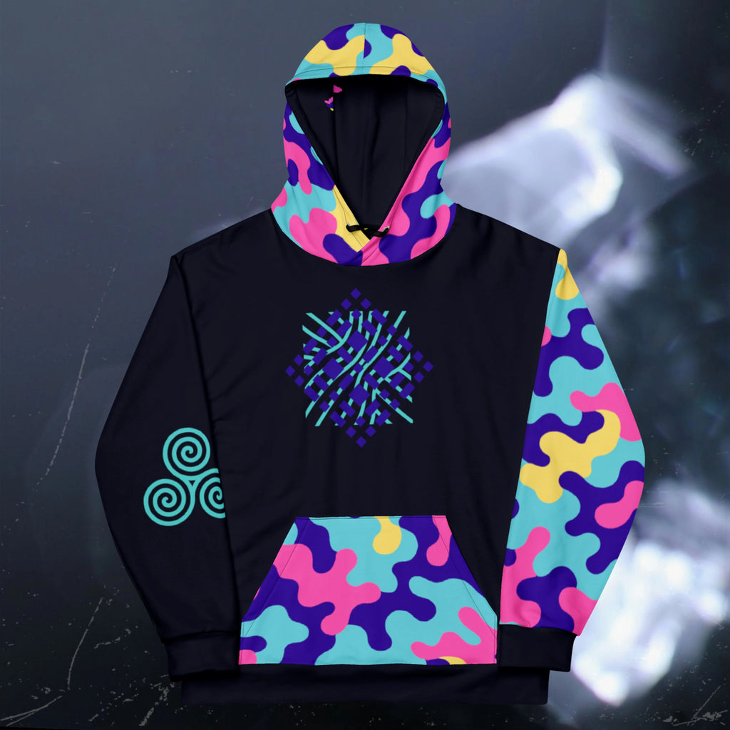 Pink Urban Camouflage Unisex Hoodie