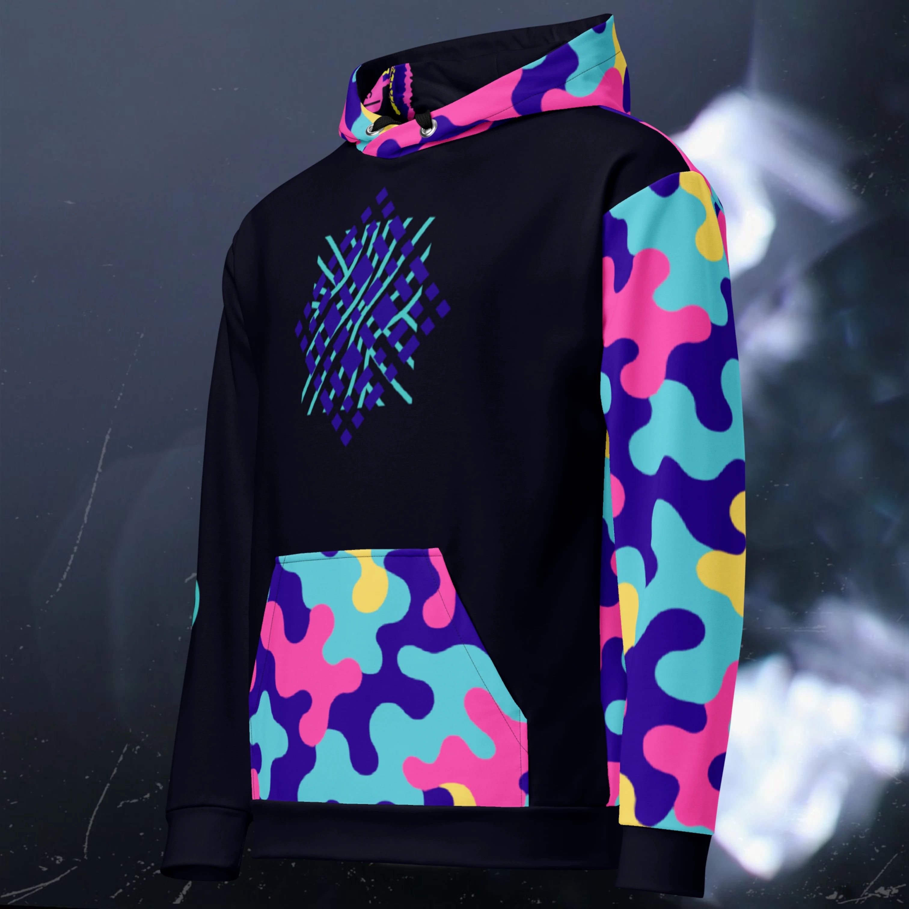 Pink Urban Camouflage Unisex Hoodie