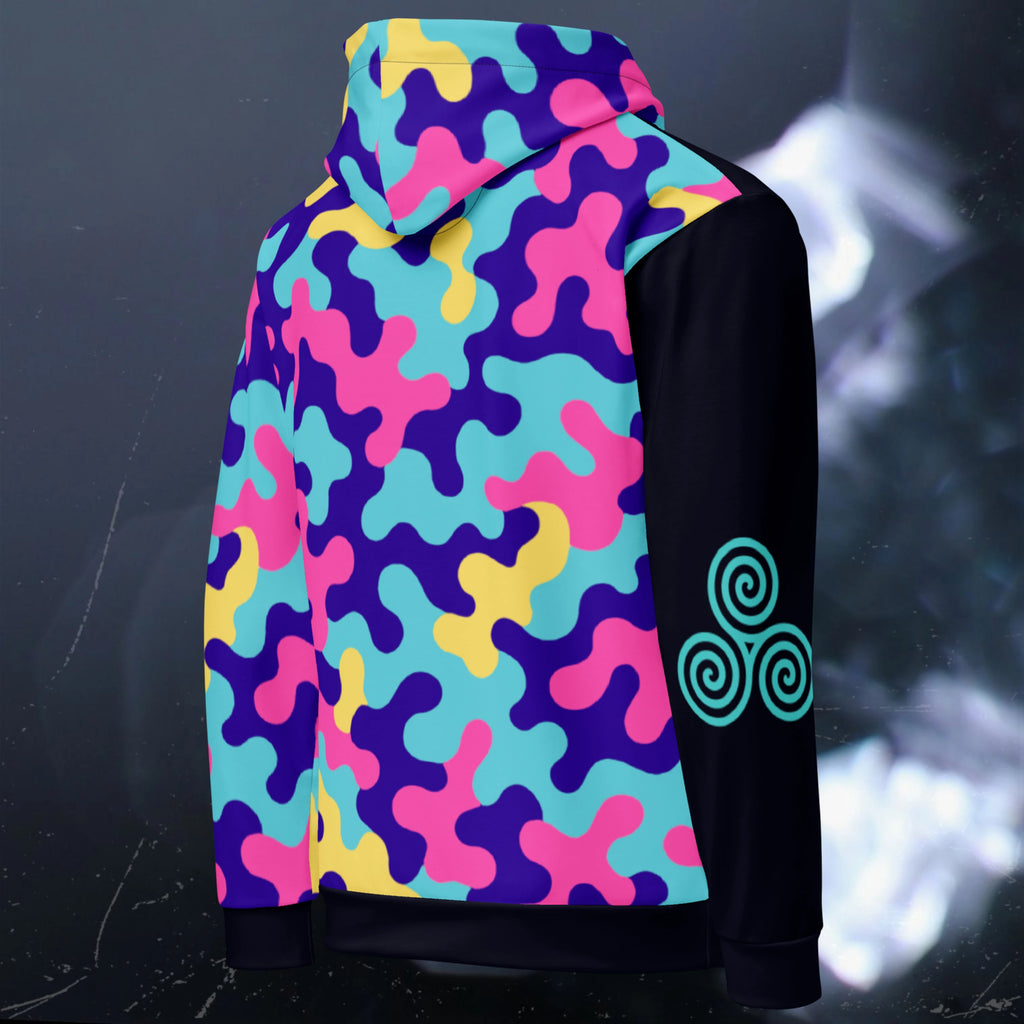 Pink Urban Camouflage Unisex Hoodie