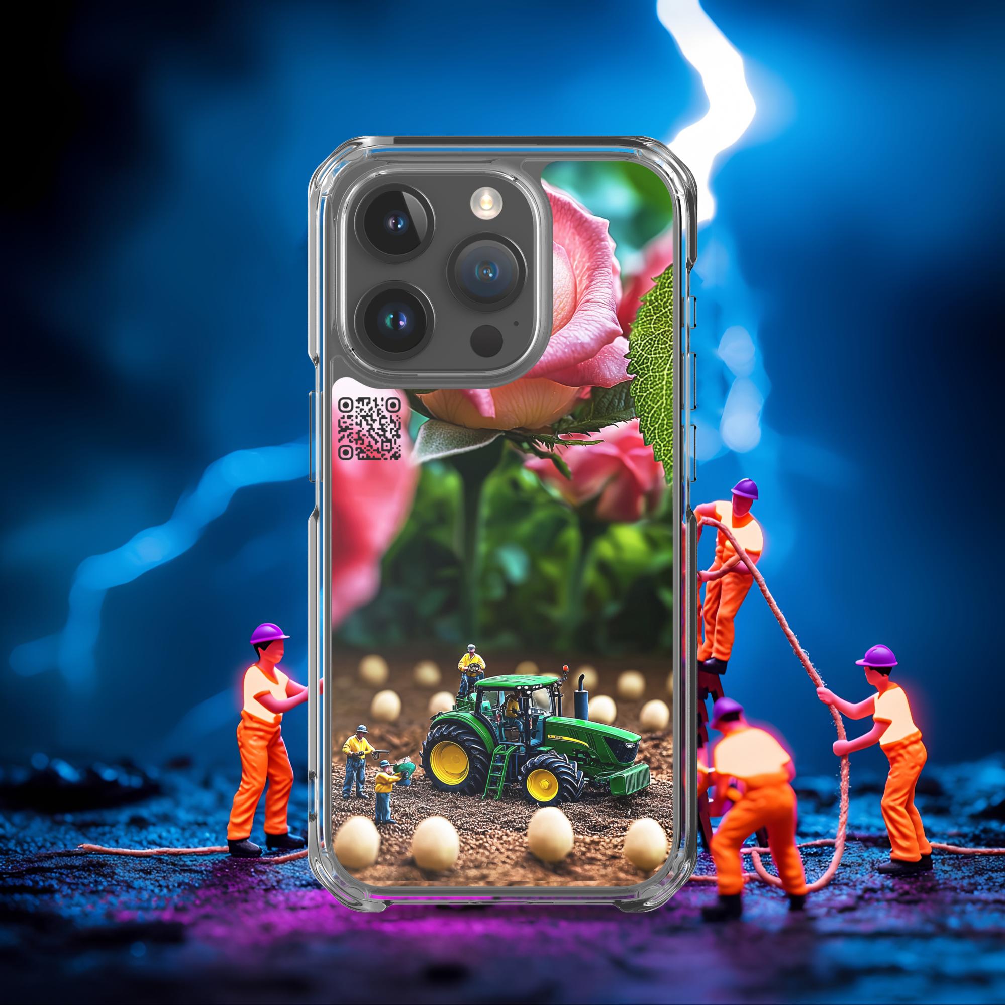 Tiny Workers™ – Spring Tulipans – Limited QR Music Case for iPhone® | FlexSafe™ 27- uBelong2.usPhone CaseuBelong2.usiPhone 15 ProProduct